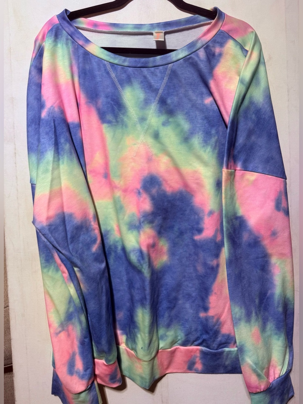 Shirley Pastel Tie-Dye Crew Sweatshirt
